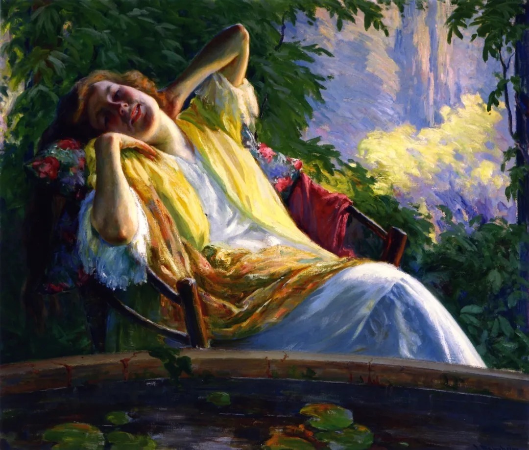 美丽&他笔下的色彩柔和、美丽浪漫,看完沉迷在他的色彩朦胧中