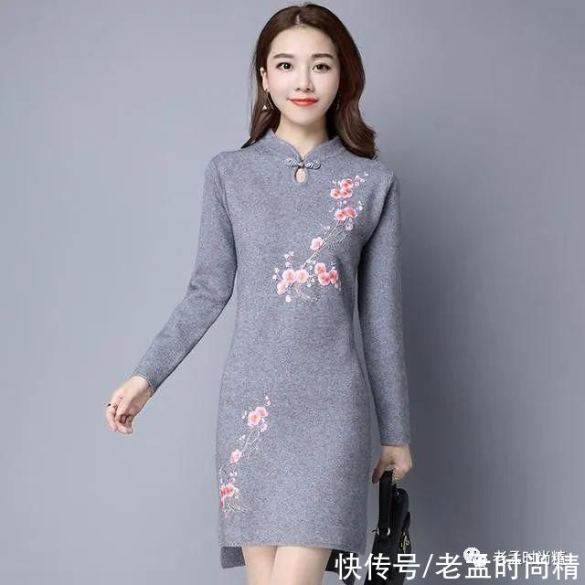 你们都随大流穿韩版，我却喜爱这些温婉贤淑的中国风旗袍裙