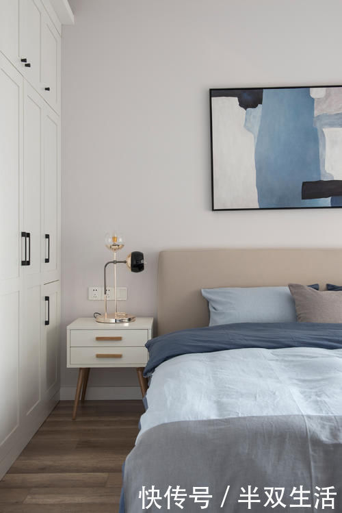 业主|冉小云作品:91㎡极简北欧,两居室的舒适小家,自然纯真的空间