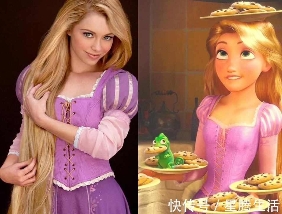 长发公主|最还原的迪士尼公主cos,灰姑娘一眼万年,安娜其实是画出来的