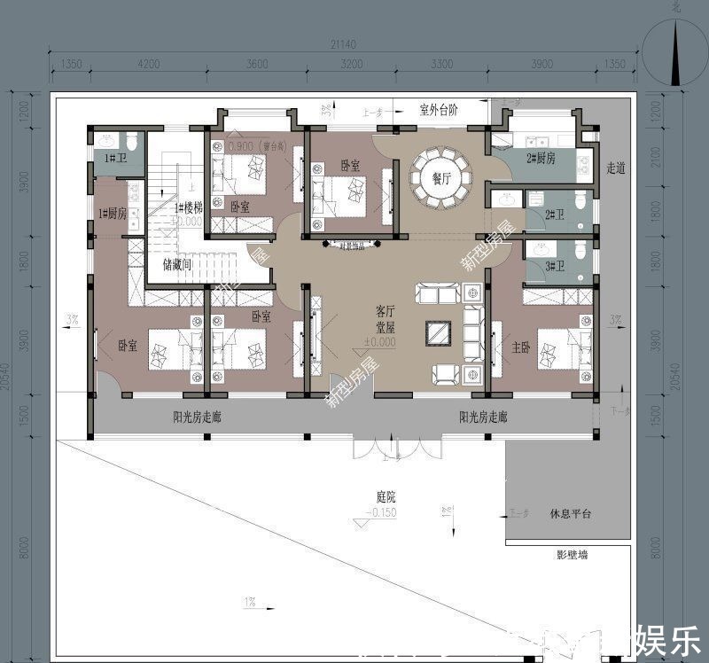 毛坯|农村盖房高度不能超10米,这样建邻居都点赞,第6套只需20万