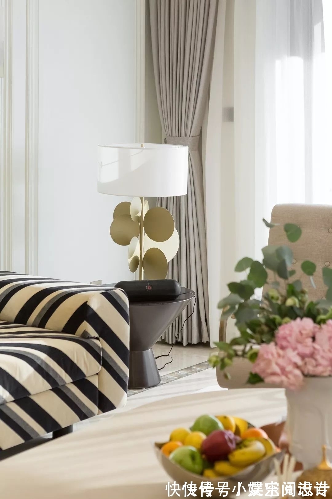 空间|270㎡精装房软装设计,简洁、纯美的温馨轻法式风