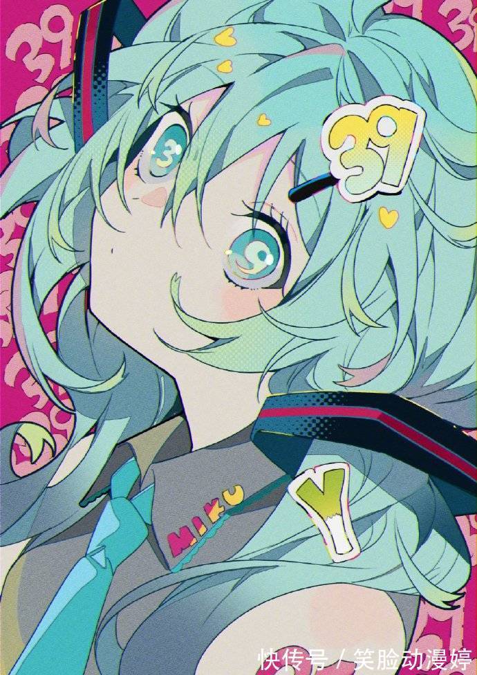 同人作品|想看不同表情的初音未来可以看看这位画师的作品,表情可丰富了