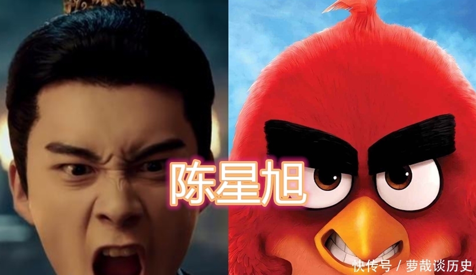 和动漫人物长得像?白宇林雨申撞脸熊出没,陈星旭版愤怒的小鸟很搞笑!