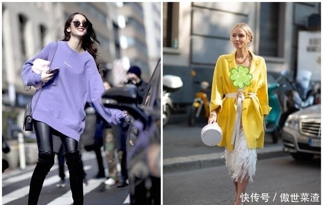 过时|黑白灰过时了,今年秋天流行甜甜的马卡龙色,内搭外套都好看