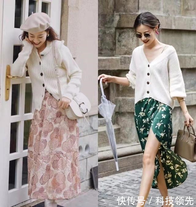 tips 突然火了一种裙子叫“半身裙”,时髦显瘦,配毛衣、大衣都好看!