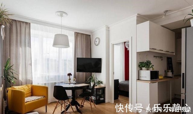 电视装|44平小公寓，有衣帽间有书房，进门还有独立玄关，一住就是十年！