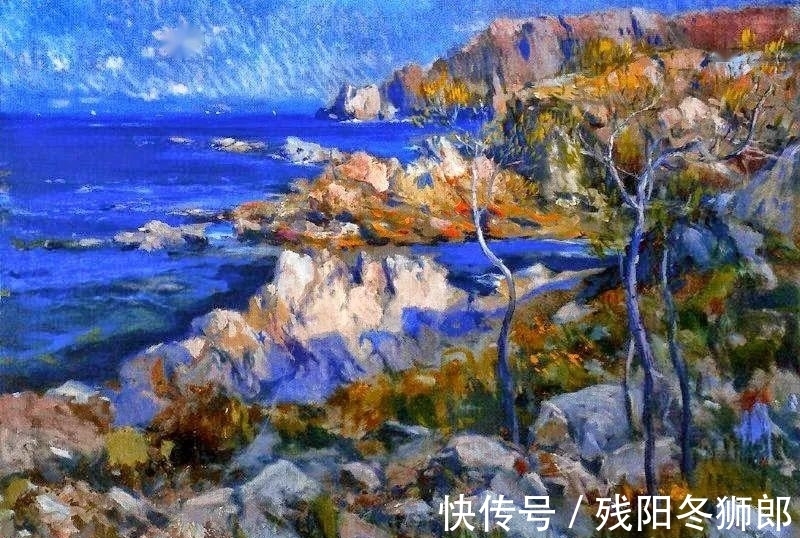 锡切斯@朋友都是现代派画家,但他坚守传统油画结合印象派技法,获奖无数