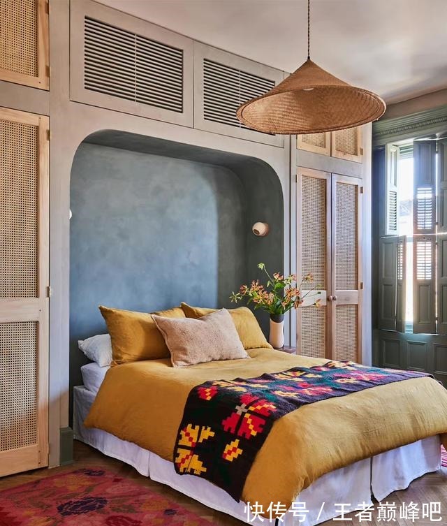 沙发架|温暖又复古的焦糖色，藤编搭配，浪漫夫妻轻松优雅的休闲场所！