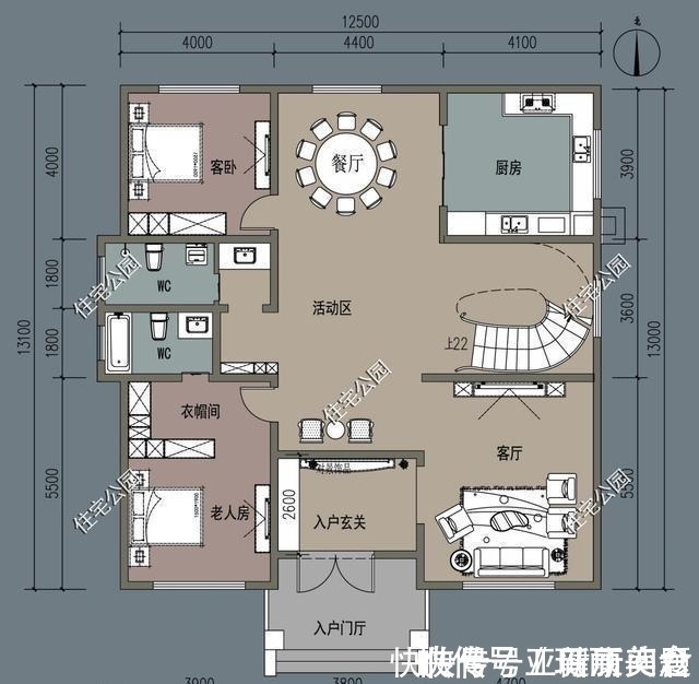 人人|3套小面积、人人都能盖的农村小别墅设计，哪种最美！