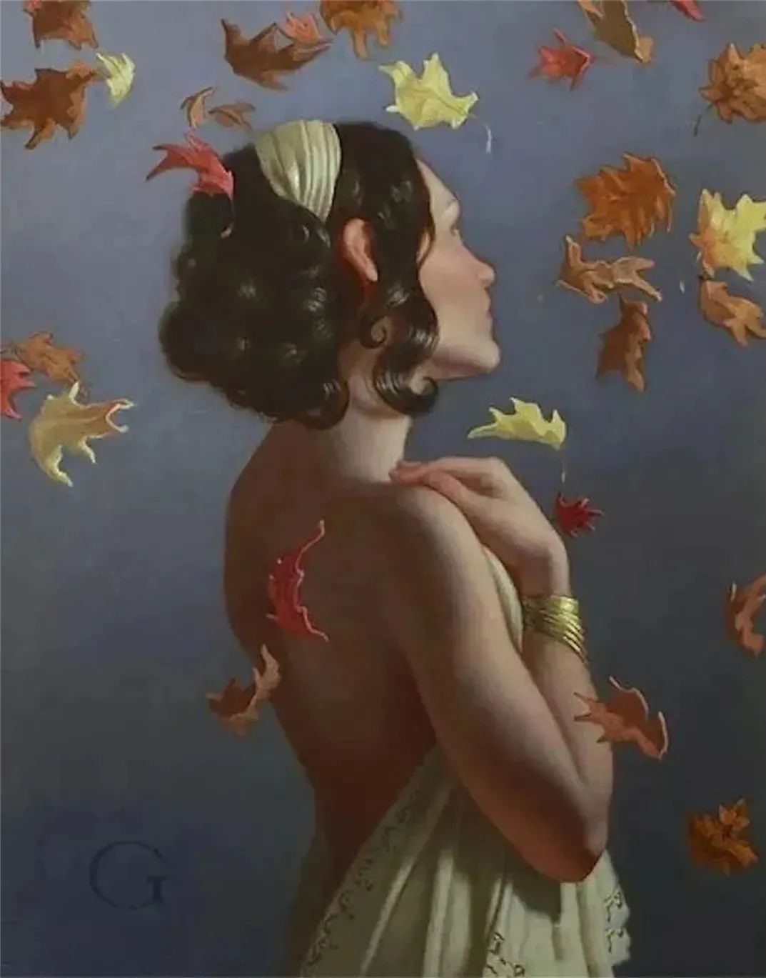 学院派#美国当代学院派画家大卫·格雷的作品,古朴之美,甚美