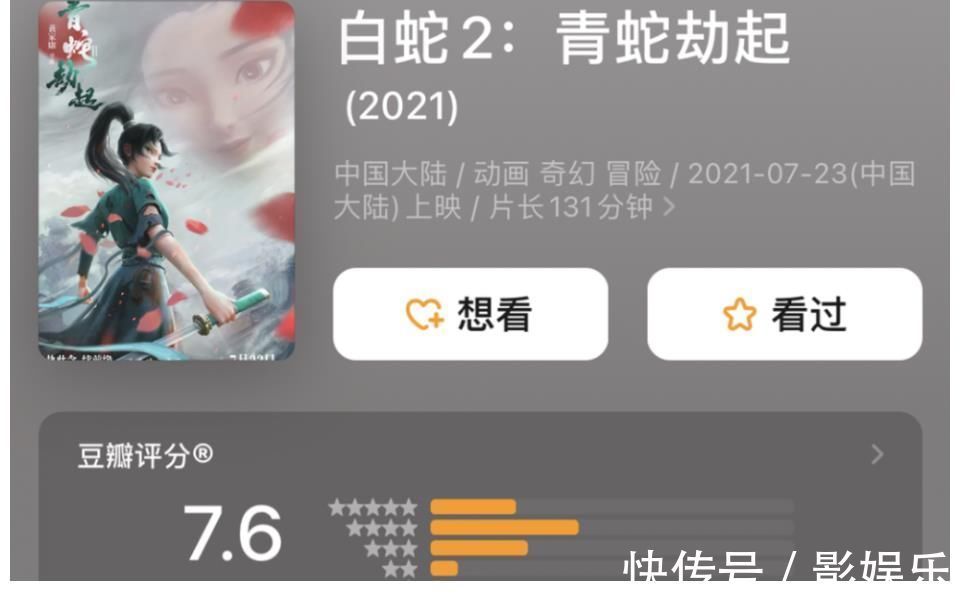 白蛇:缘起|开分9.2,《白蛇2》延续“国漫之光”成救市之作,黑马仍是黑马