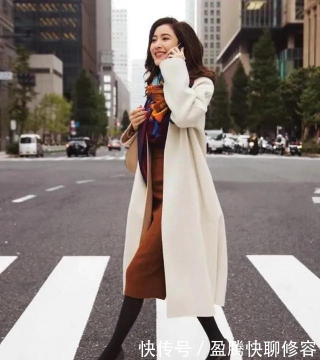 互搭|大衣+裙子=冬天最优雅的女神装