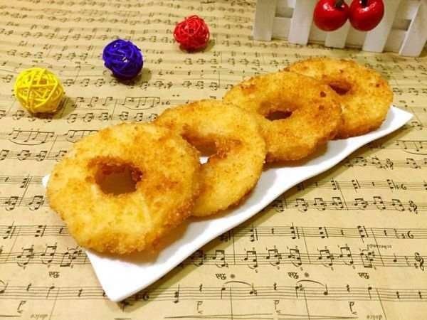  苹果|苹果甜甜圈的做法，好吃又美味