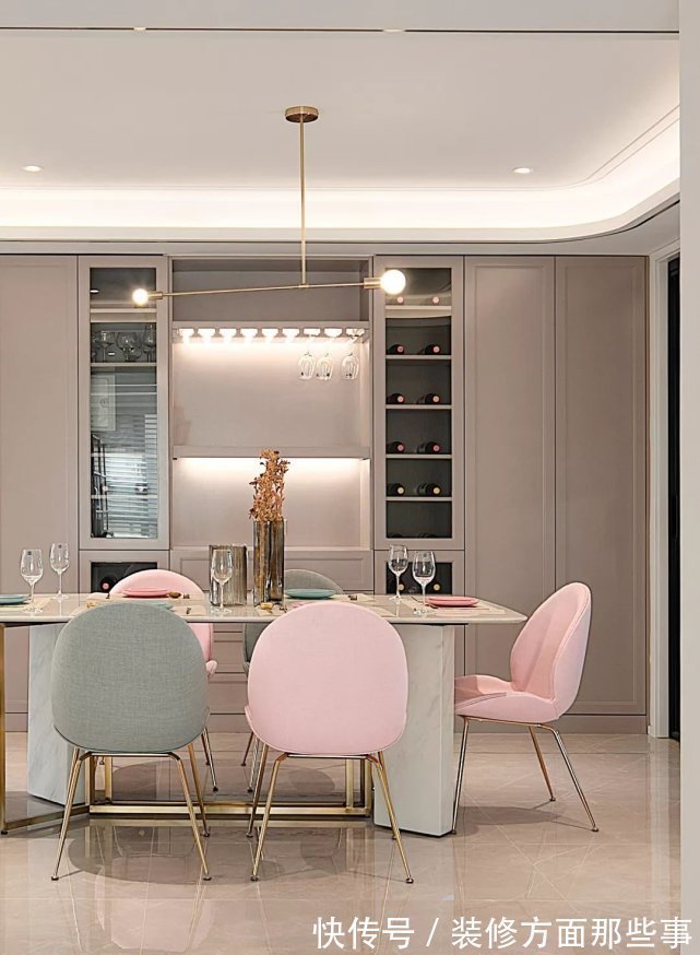 现代简约风|133平三居室一颗粉色“少女心”,打造现代简约风家居