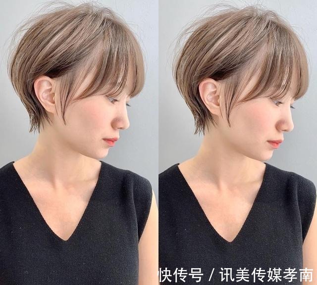 发量|这才叫短发,效果就是不一样,你那只是把头发剪短了