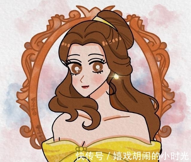 顏值|《蠟筆小新》版迪士尼公主,艾莎女王變得可愛,顏值最高的是茉莉