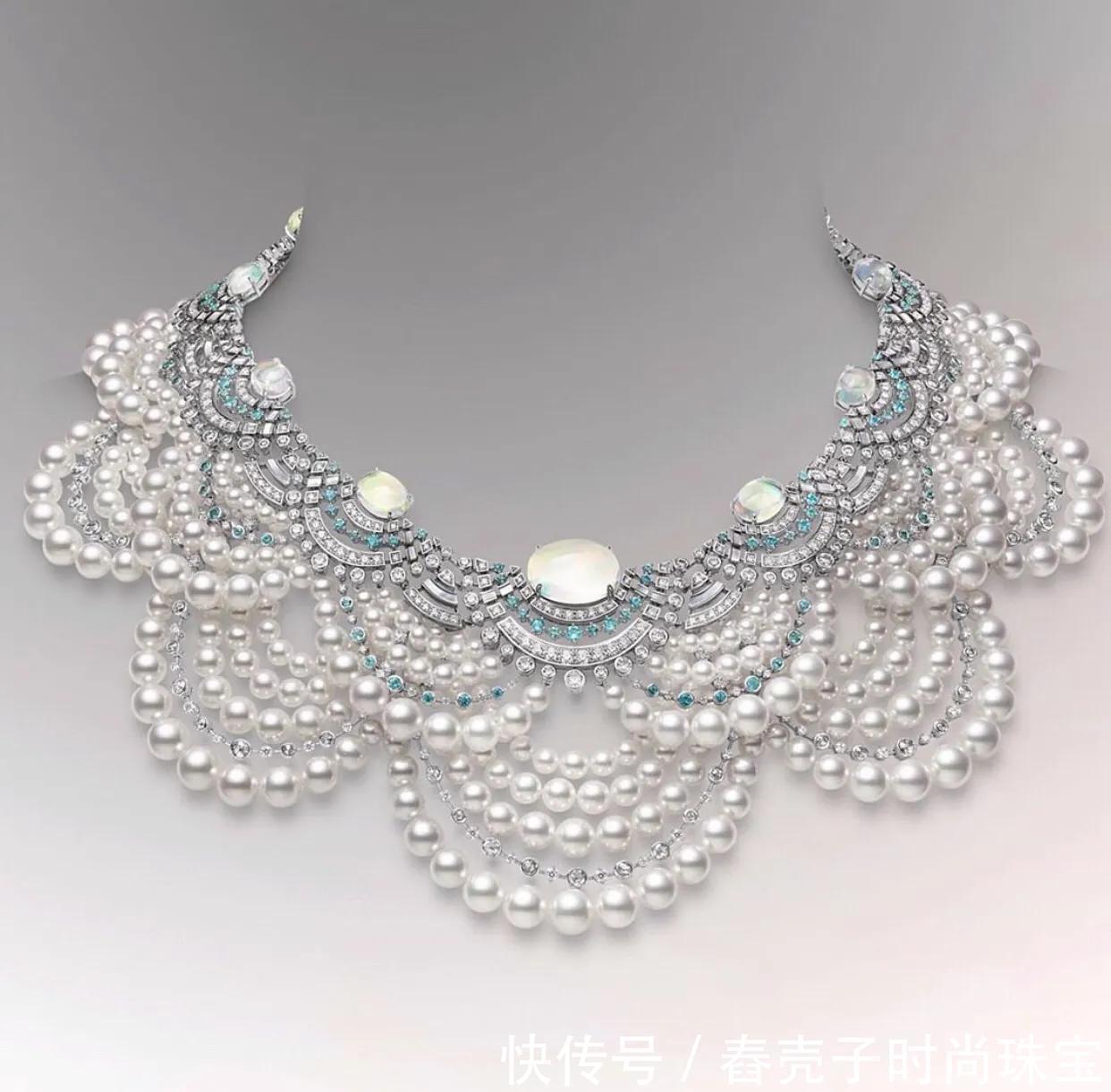 钻石&大自然的鬼斧神工,东西方的文化交融,日本风格的珍珠首饰