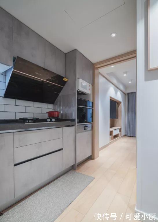 精致|45㎡精致小宅,吧台、书房占C位,轻奢别墅范儿!