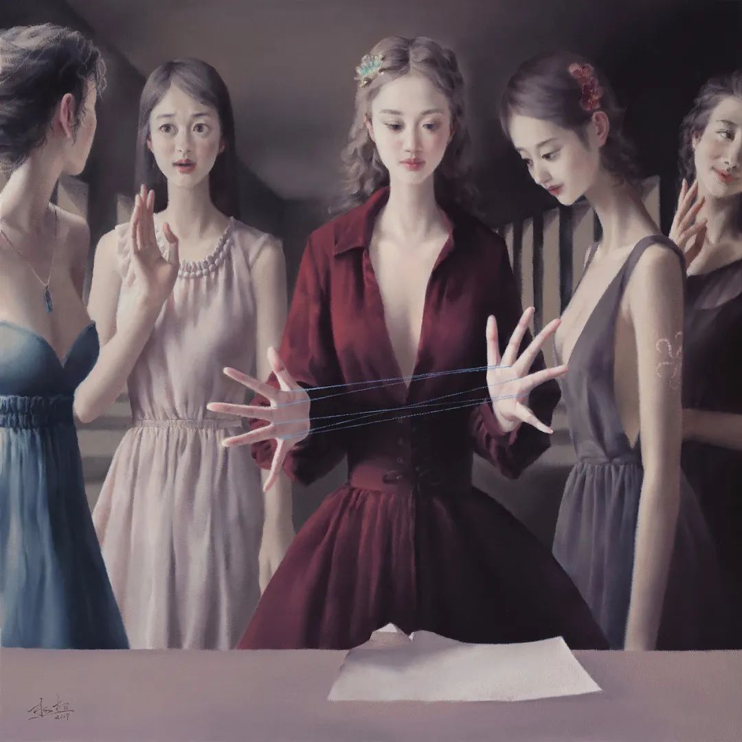 杨超@杨超:人体油画唯美而清雅脱俗,画出了东方女子的纯净与圣洁