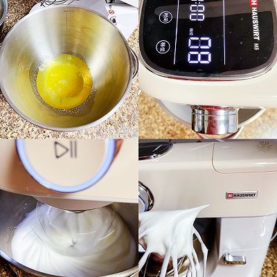 后蛋法紫薯戚风蛋糕