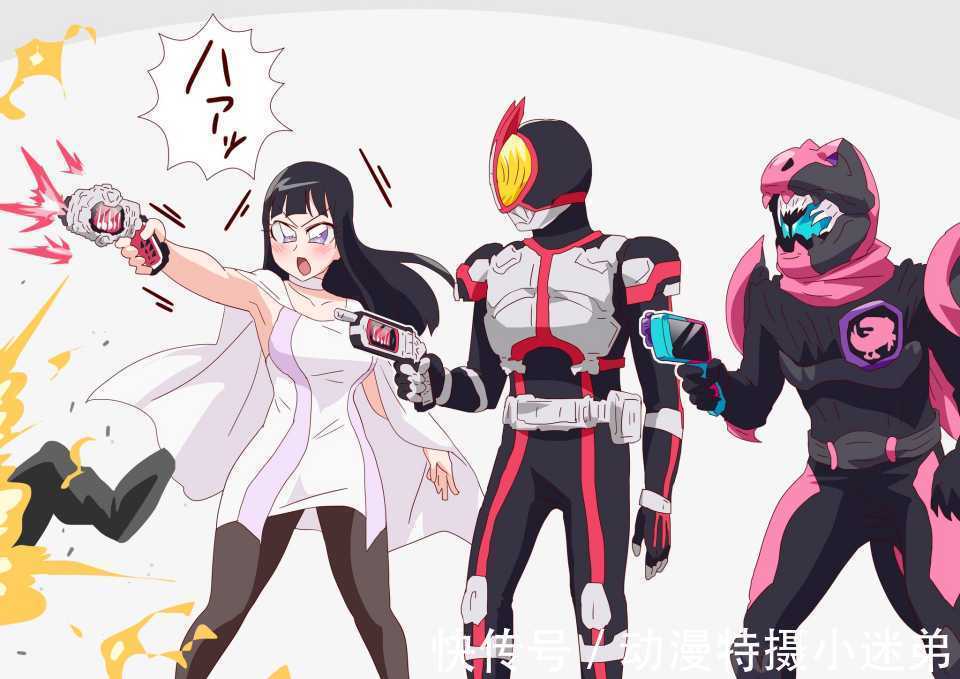 f不光假面骑士维斯使用手机枪,两位前辈骑士也用这个,他们是谁?