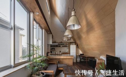 木地板|日本一位艺术家为了与母亲住在一起,盖栋88㎡斜屋,美观又实用,晒晒