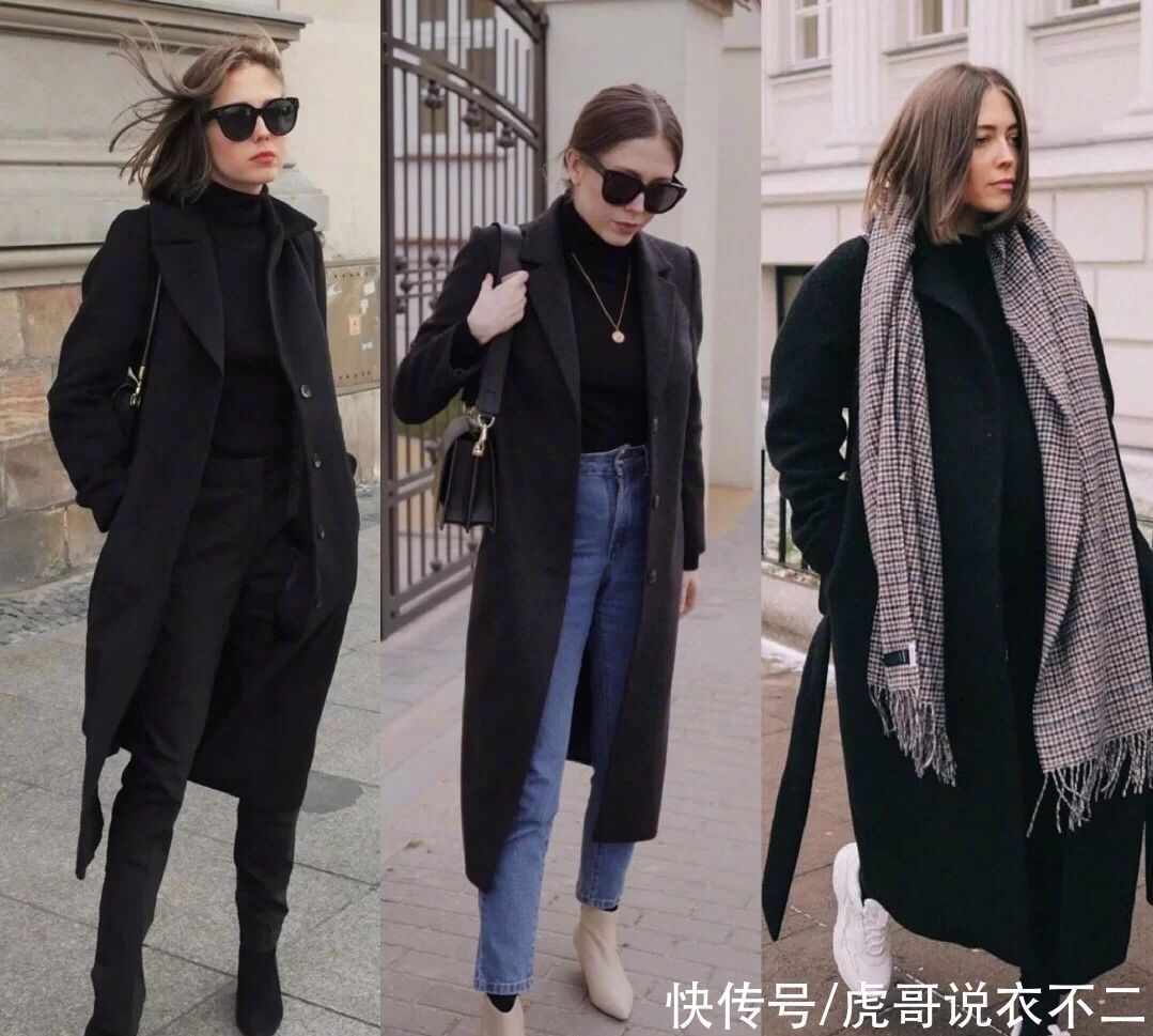 小脚裤才是大衣的神仙cp，一裤多穿超实用，基础款也能时髦优雅