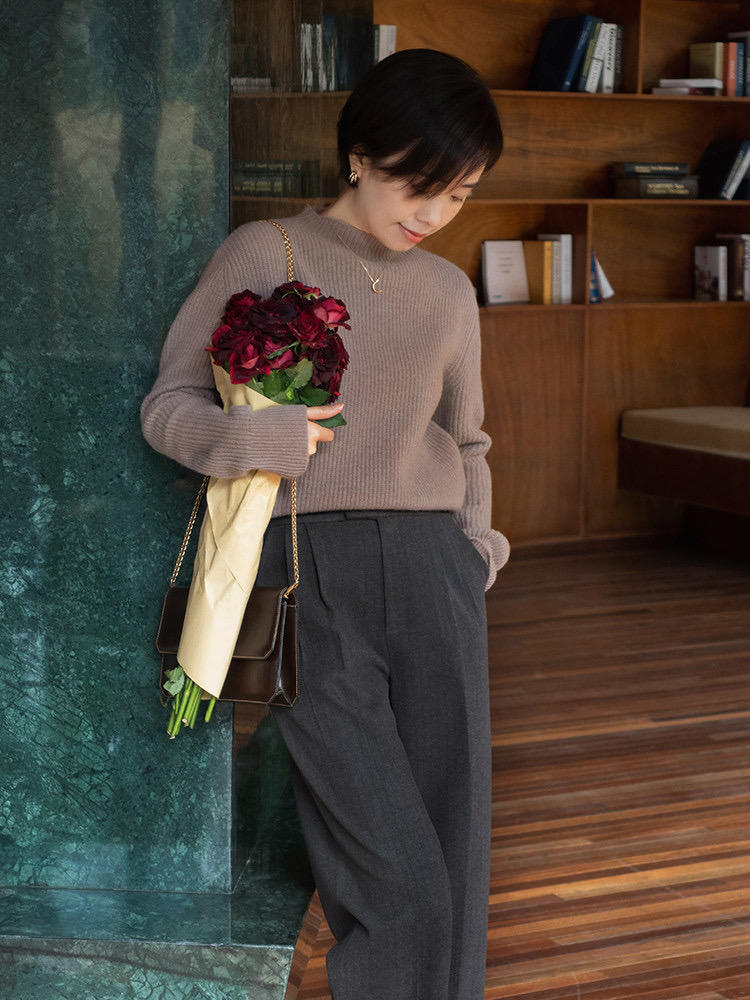 半身裙|这些才是“毛衣”的高级穿法,柔软舒适又百搭,保暖温柔不挑人