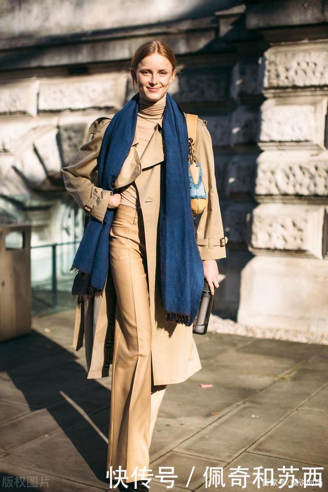 基础|没有围巾怎么过冬天五个基础款色系,搭大衣优雅又时髦