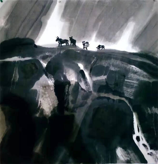 扈恩龄!画家扈恩龄大写意山水作品欣赏