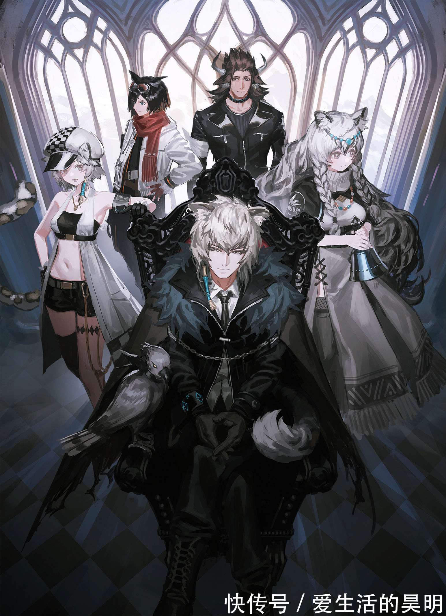 插画|故事感爆棚的动漫人物插画,画面很通透,氛围极佳