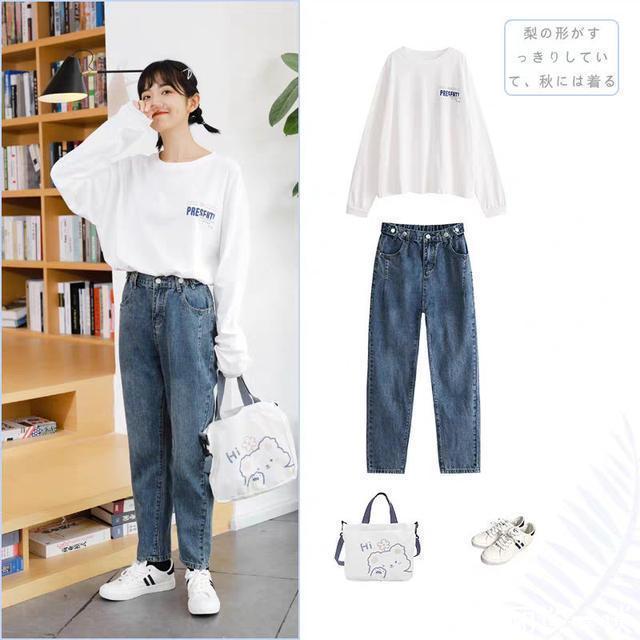 早秋跟着这么穿,时髦又减龄,9套学生装穿搭示范,简单易学