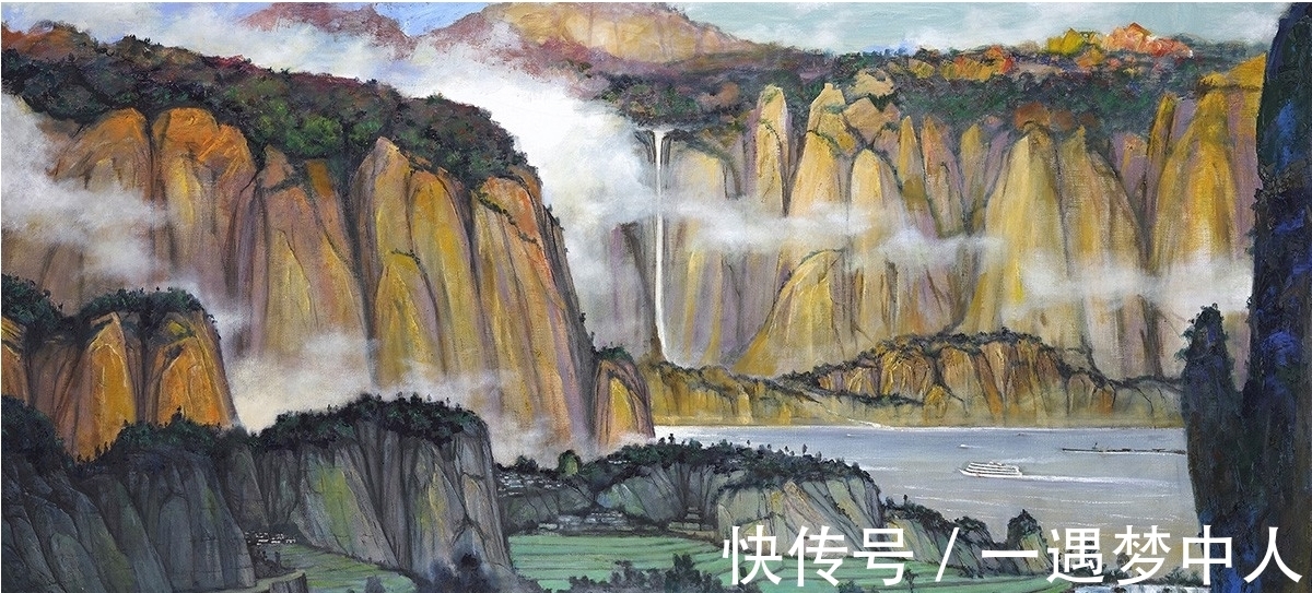 朱曜奎$朱曜奎:绝妙动人的山水画,开创中国山水油画新境界