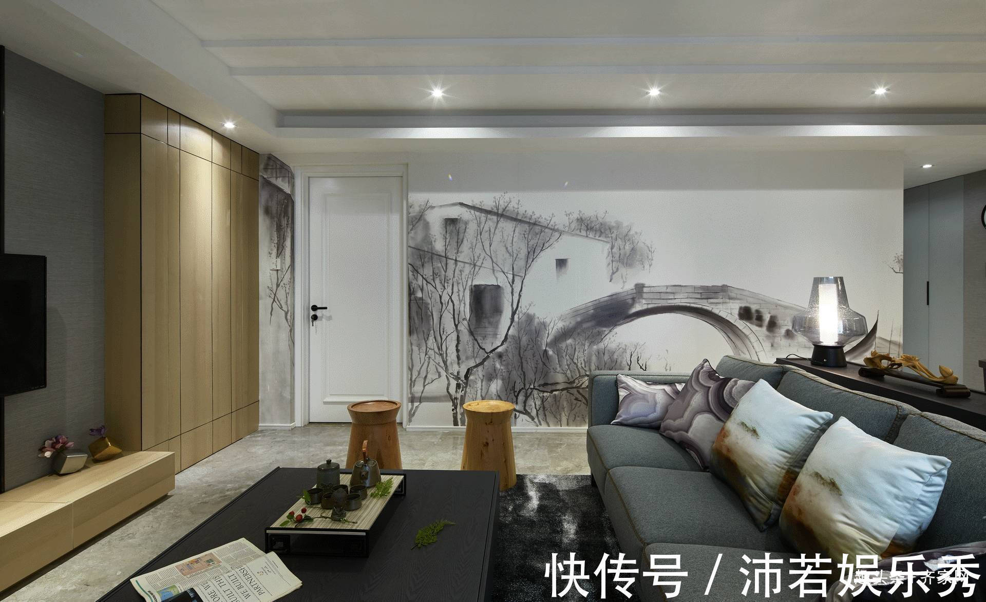 中式|150平现代中式,古朴典雅,反映民族文化,体现中国传统神韵!