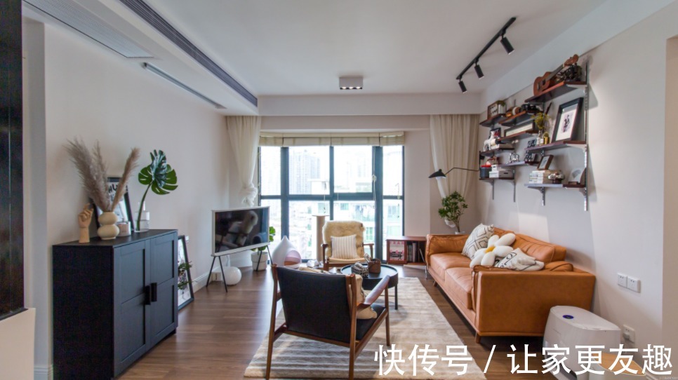 全职妈妈|三口一猫混搭风，100㎡二室，全职妈妈亲手布置