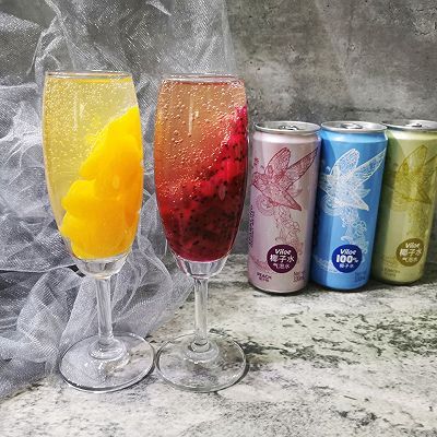 橘子|气泡水冰饮