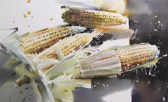 美术学院$城市人物水彩画│城市在她的笔下,充斥着温馨和随意