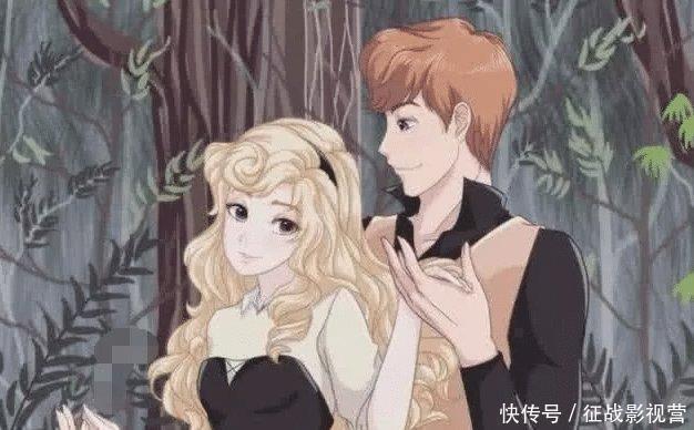 仙蒂公主|当迪士尼的情侣变成日漫画风,美人鱼楚楚动人,大家最喜欢哪对