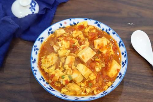 肉饼汤|西红柿和豆腐一起做，原来这么好吃，营养丰富又解馋，简单易学