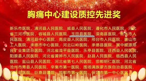 胸痛中心|玉田县医院胸痛中心又获两项殊荣