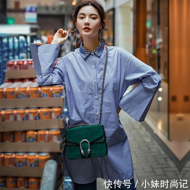 v领 挑选衬衫,你会更偏向长款的,还是短款的呢