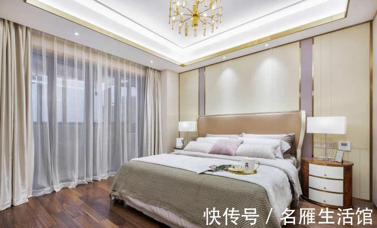 奢华|温州女士的现代四居室，巧用金属元素，精致中透着小奢华