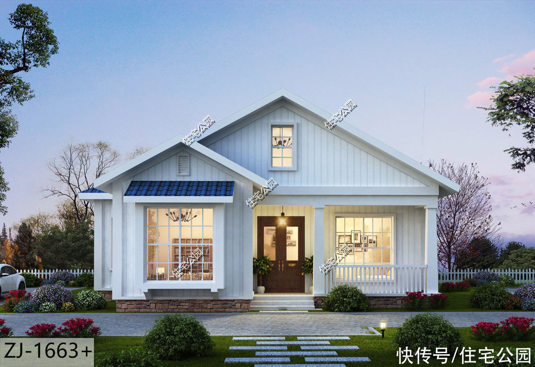 养老|专为农村父母而建，12×13米一层养老小宅，造价18万起