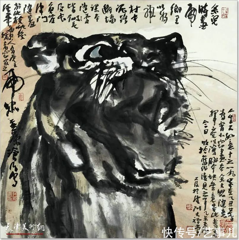 山静居画论#尹沧海教授动物系列作品欣赏:富有诗意的意象世界