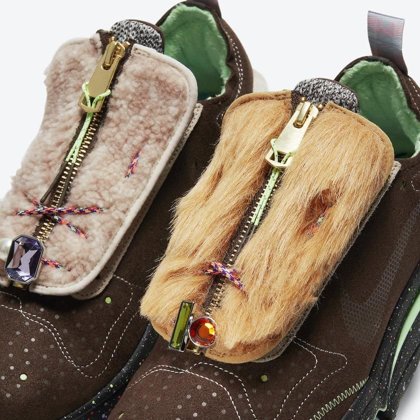  点缀|摇粒绒、马毛材质点缀！这双 Air Zoom Type 新配色规格不低！