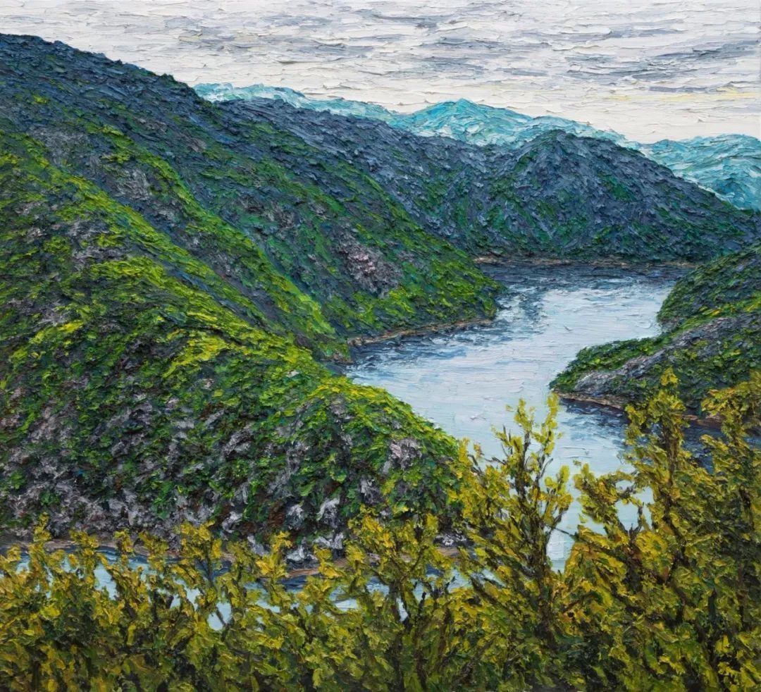 加拿大画家马特·巴恩的风景油画,笔触流畅,大美