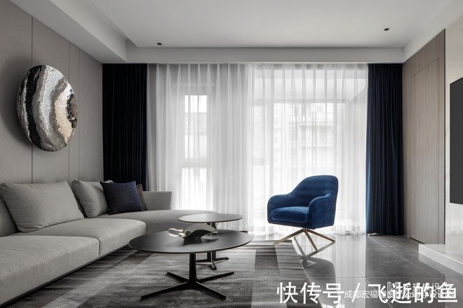 四居室|146平米四居室现代简约风