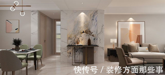 背景墙|148㎡现代风,以生活便利性为出发点,简洁大气