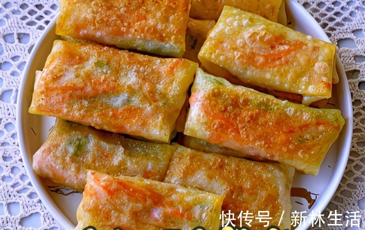 上班族|懒人版早餐饼,皮薄馅多!无需揉面我家每周吃5次!外表酥脆!